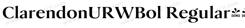 ClarendonURWBol Regular字体转换